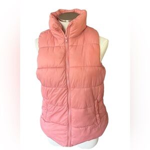 Old Navy Puffy Fleece Lined Vest Size M